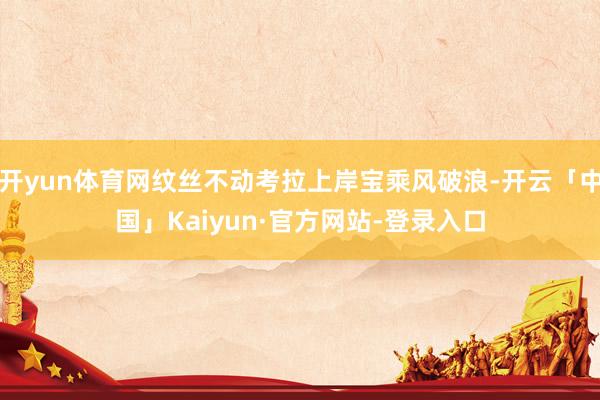 开yun体育网纹丝不动考拉上岸宝乘风破浪-开云「中国」Kaiyun·官方网站-登录入口